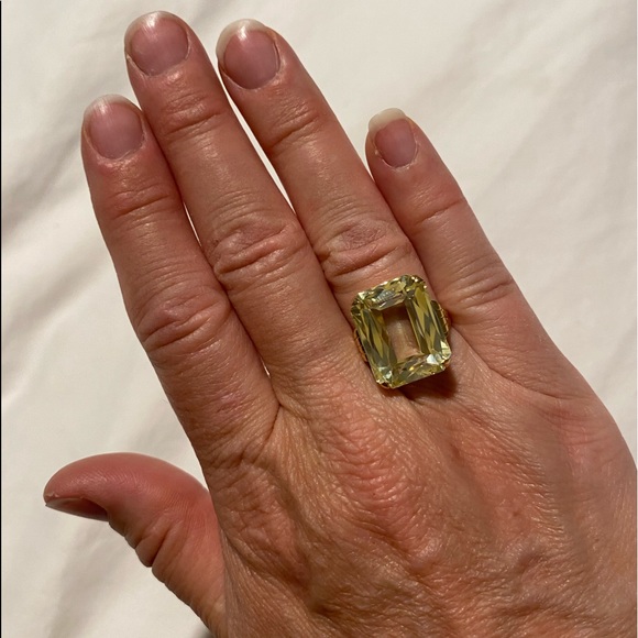 Vintage 14 k Gold Cocktail Ring - Picture 11 of 16